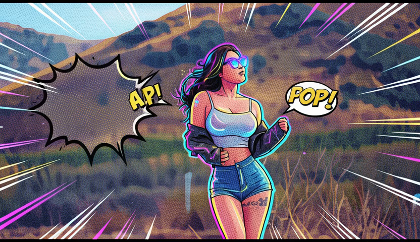 Comic Pop Neon