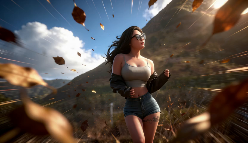 Splashing Leaves