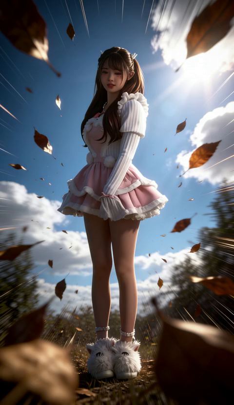 Splashing Leaves